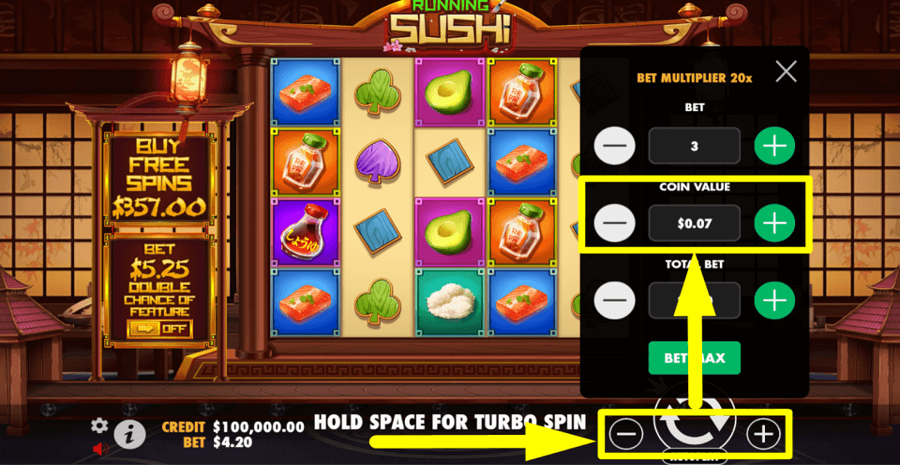Running Sushi Coin Value