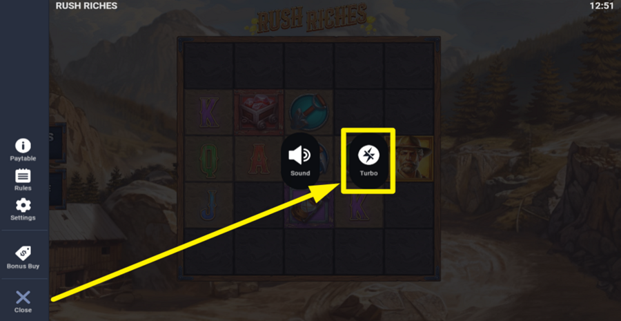 Rush Riches Turbo