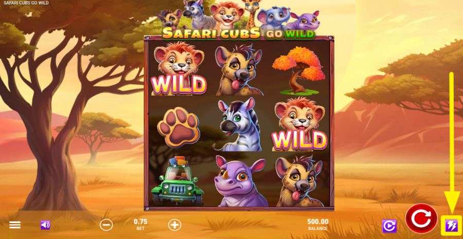 Safari Cubs Go Wild Turbo