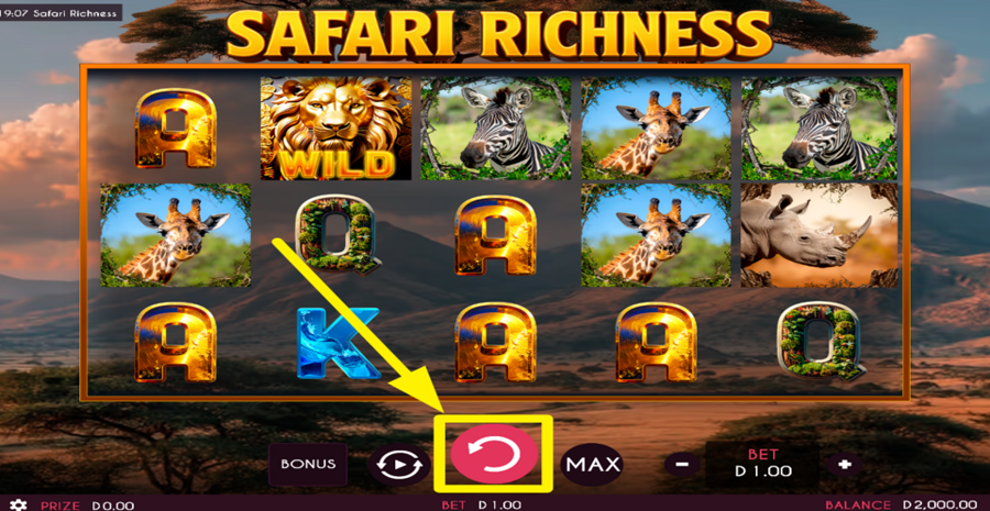 Safari Richness Spin