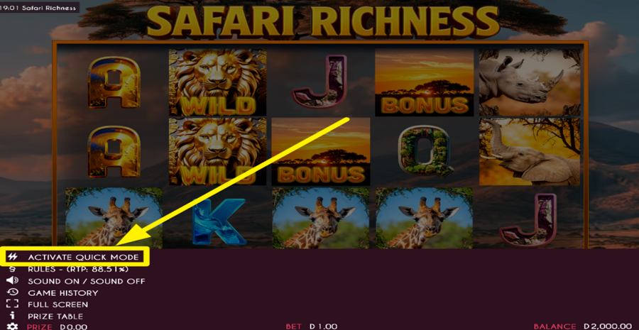 Safari Richness Turbo