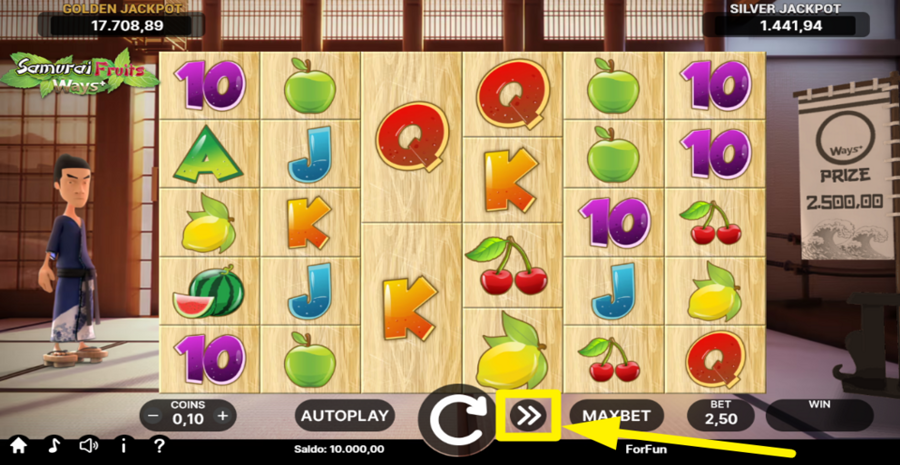 Samurai Fruits Ways Turbo