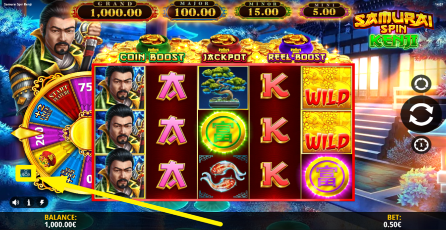 Samurai Spin Kenji Extra Settings
