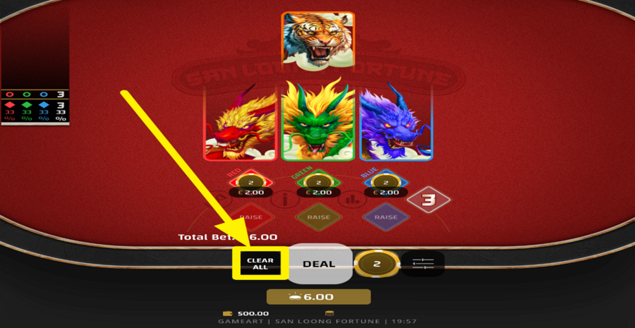 San Loong Fortune Clear All