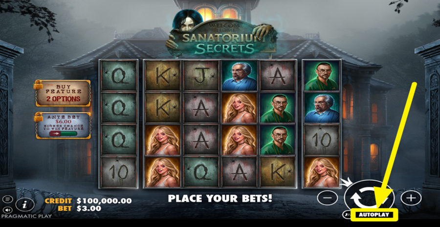 Sanatorium Secrets Autoplay