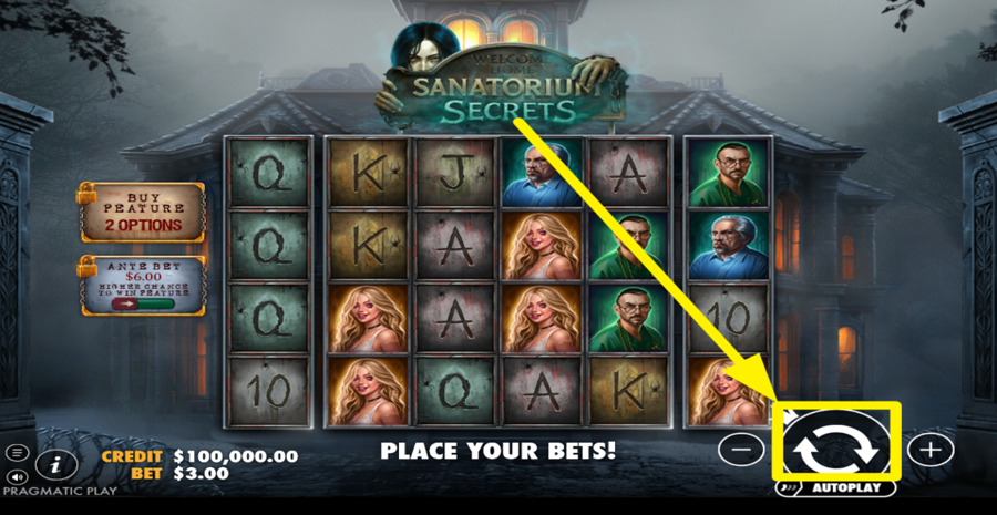 Sanatorium Secrets Spin