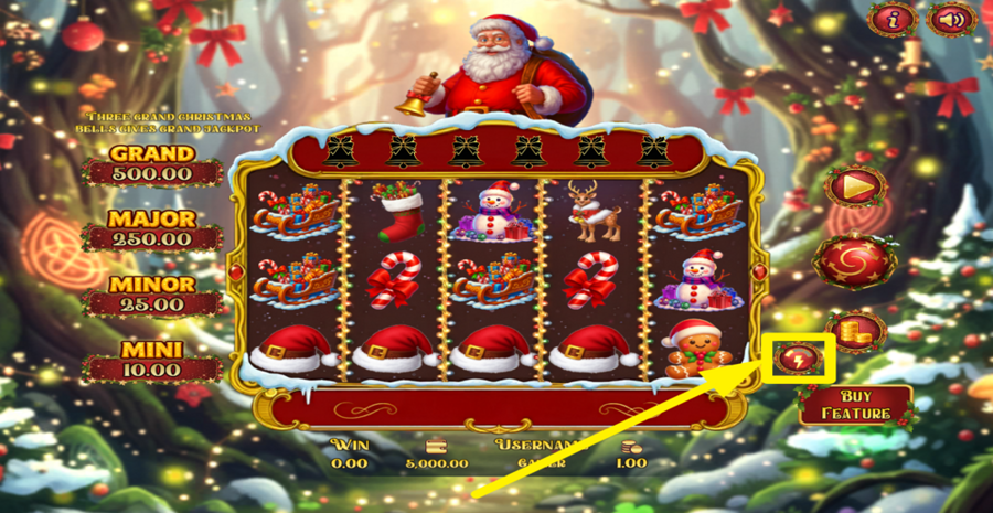 Santa Christmas Bells Hold And Win Turbo
