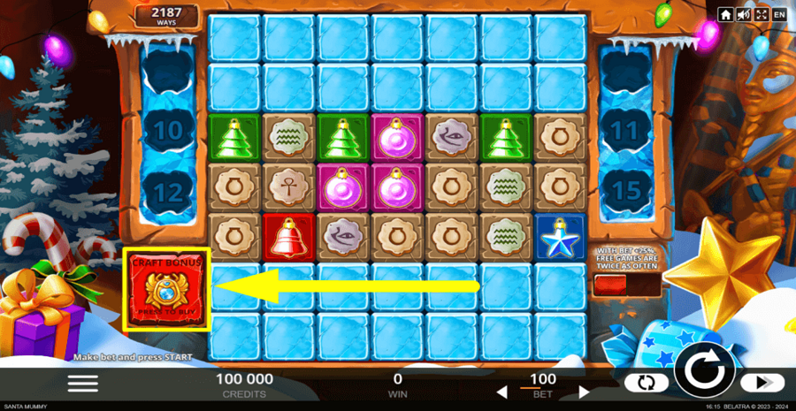 Santa Mummy Craft Bonus Feature