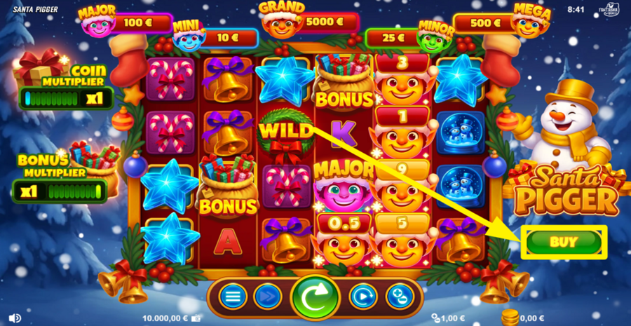 Santa Pigger Buy Bonus