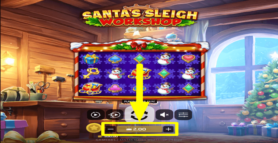 Santas Sleigh Workshop Bet Value