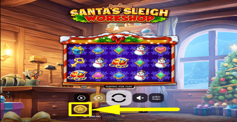 Santas Sleigh Workshop Buy Feature