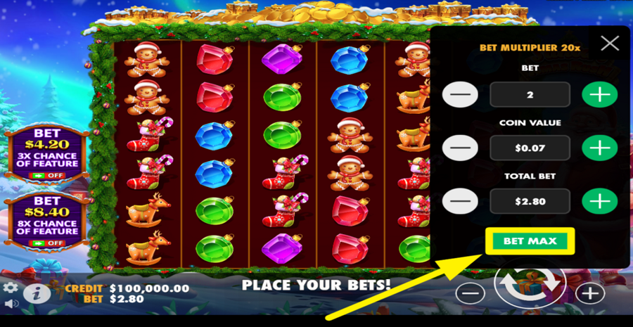 Santas Xmas Rush Max Bet