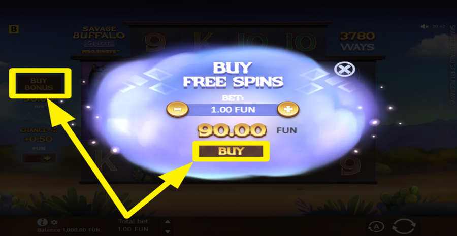 Savage Buffalo Spirit Megaways Buy Bonus