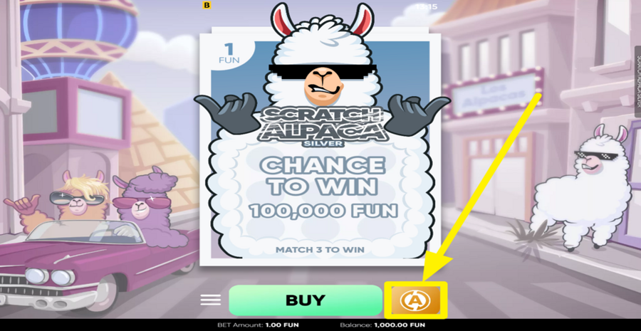Scratch Alpaca Silver Autoplay