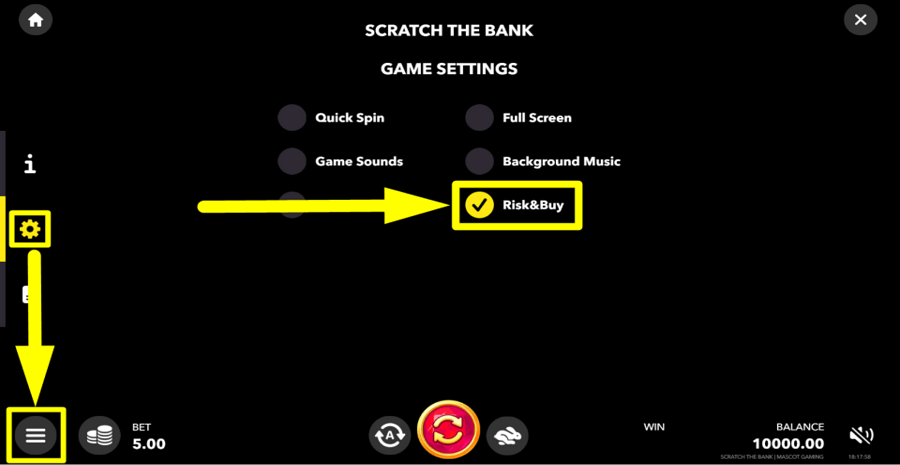 Scratch The Bank Risk And Buy Feature