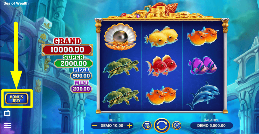 Sea Of Wealth Buy Feature
