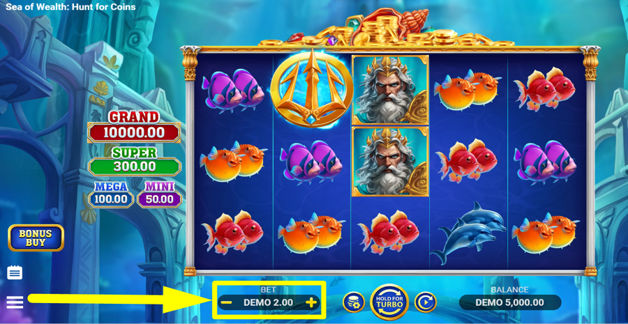 Sea Of Wealth Hunt For Coins Bet Value