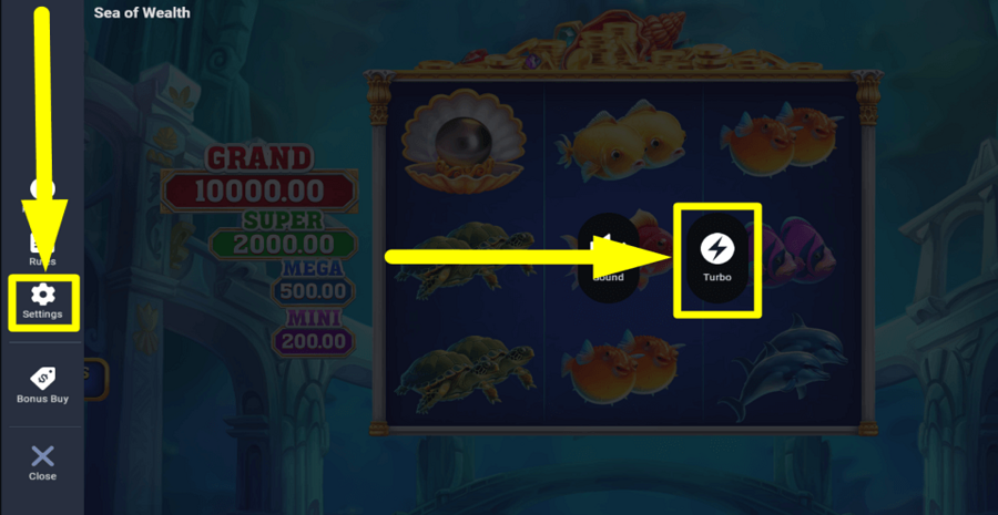 Sea Of Wealth Turbo Feature