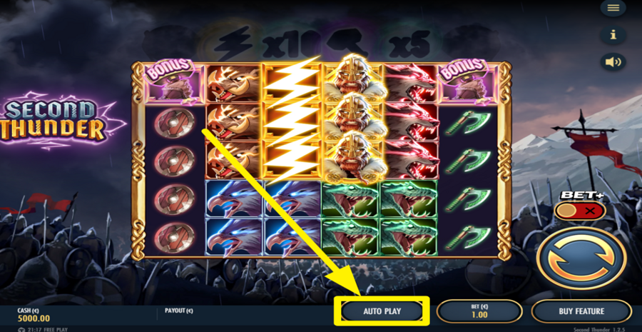 Second Thunder Autoplay