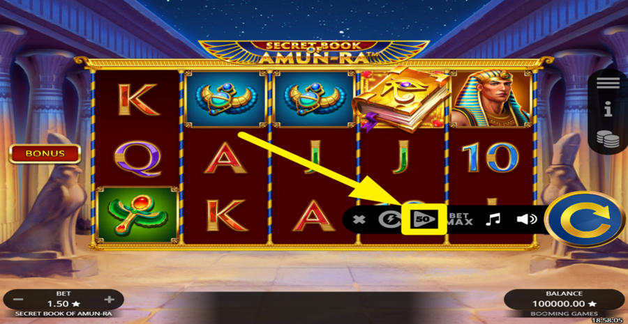Secret Book Of Amun Ra Autoplay