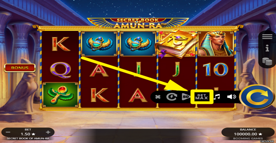 Secret Book Of Amun Ra Bet Max
