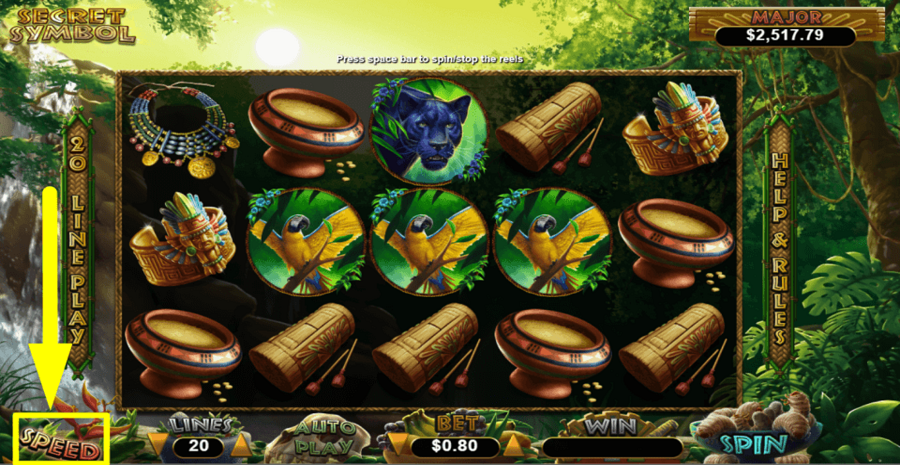 Secret Symbol Speed Feature