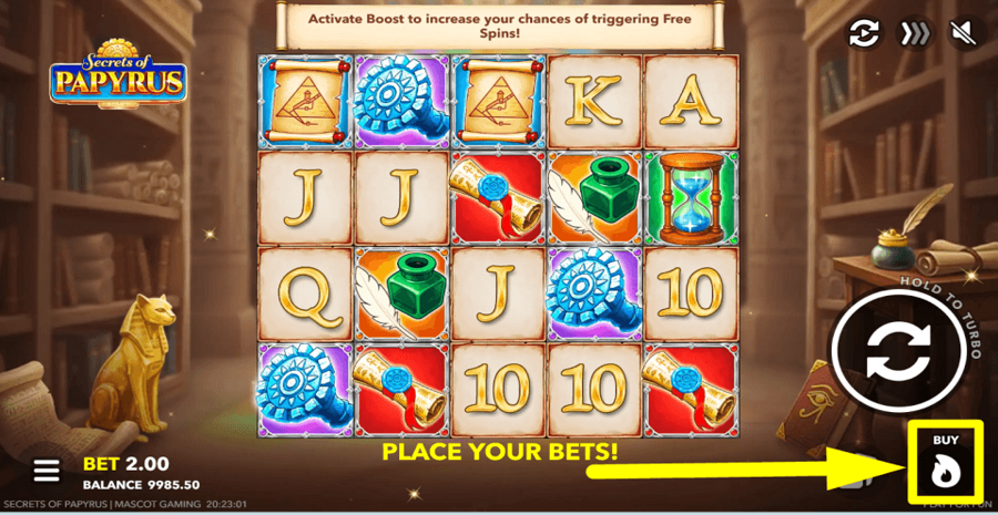 Secrets Of Papyrus Buy Feature