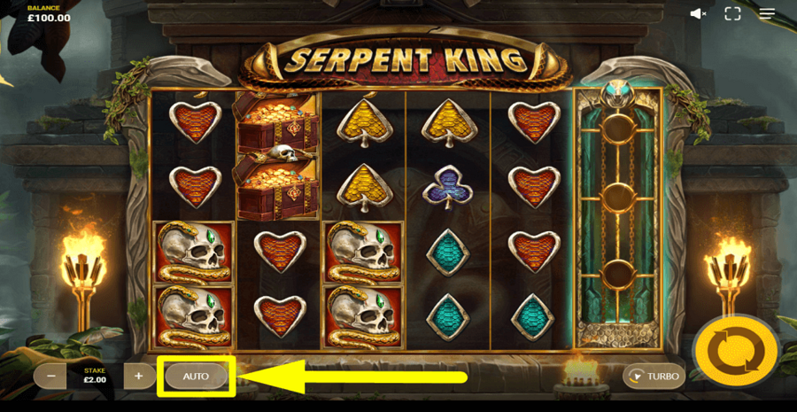 Serpent King Autoplay Feature