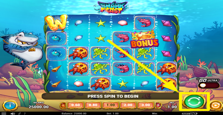 Shark Feast Spin