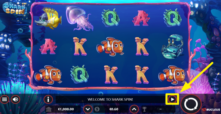 Shark Spin Autospin Feature
