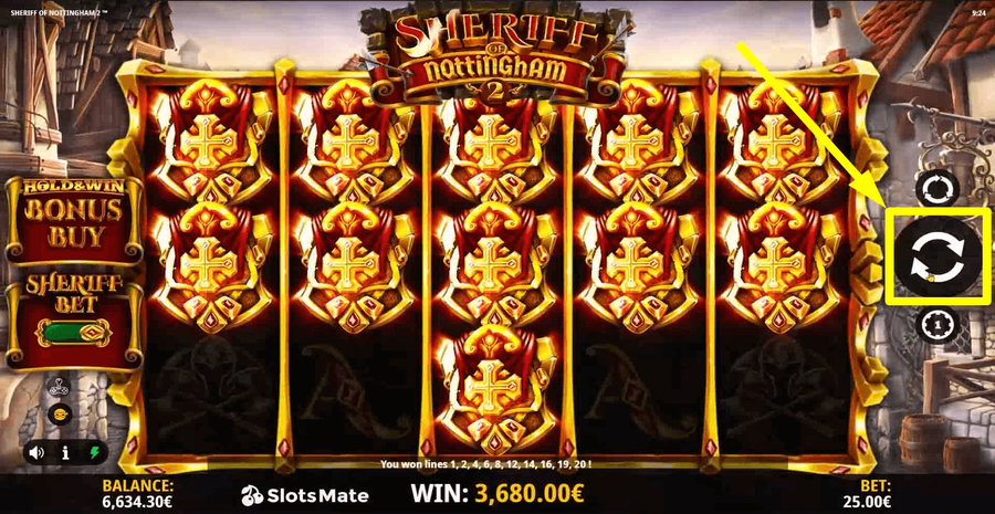 Sheriff Of Nottingham 2 Spin