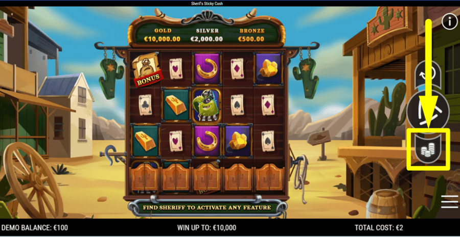Sheriffs Sticky Cash Bet Value