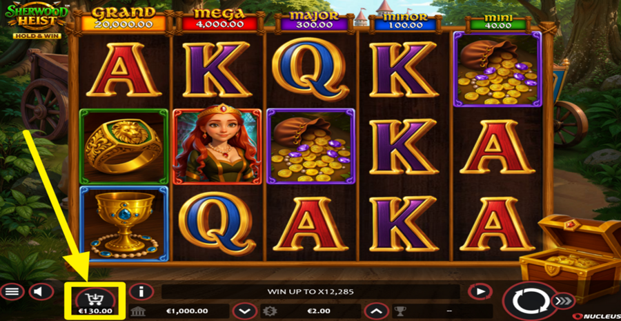 Sherwood Heist Hold And Win Buy Bonus