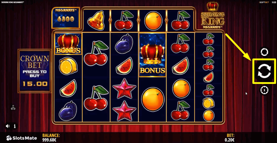 Shining King Megaways 3