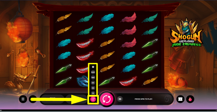 Shogun Skylord Jade Empress Autoplay Feature