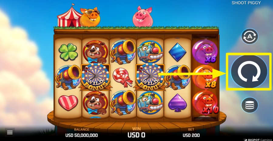Shoot Piggy Spin