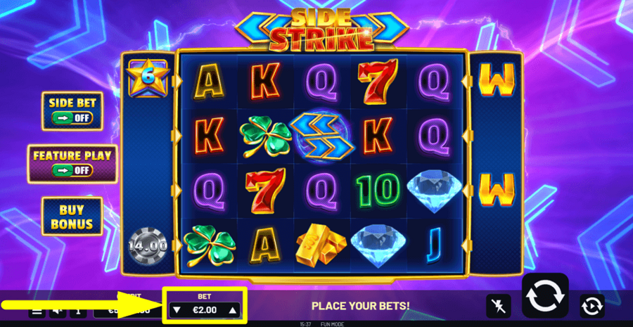 Side Strike Bet Value