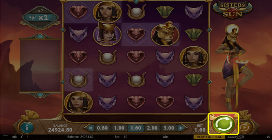Sister Of The Sun Spin Button