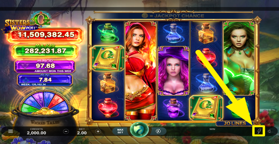 Sisters Of Oz Wowpot Turbo