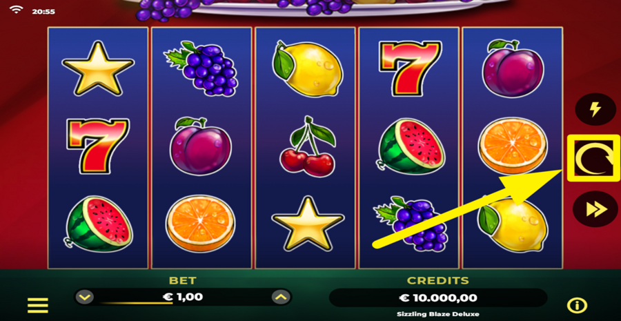 Sizzling Blaze Deluxe Spin Button