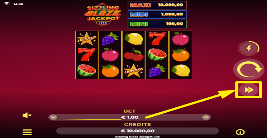 Sizzling Blaze Jackpot Lite Autoplay