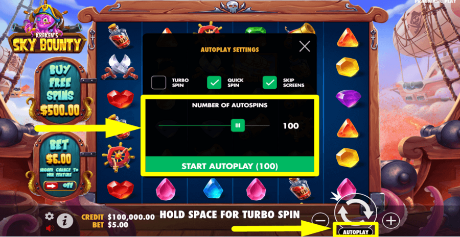 Sky Bounty Autoplay Feature