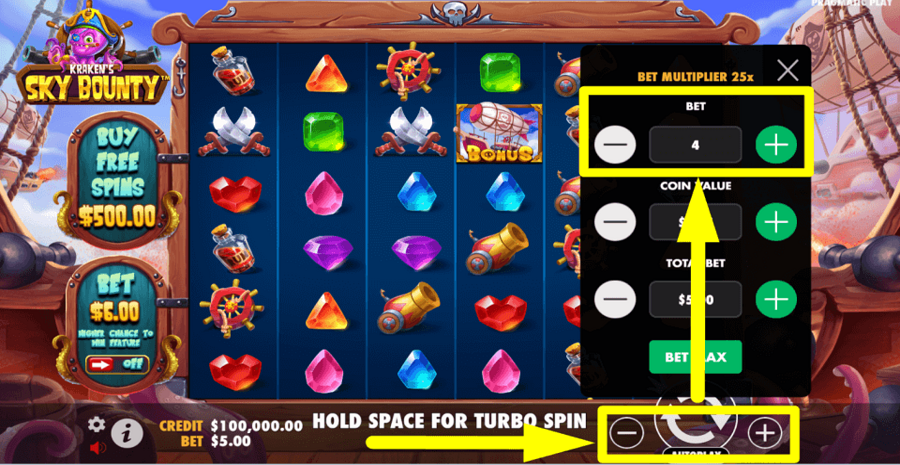 Sky Bounty Bet Value