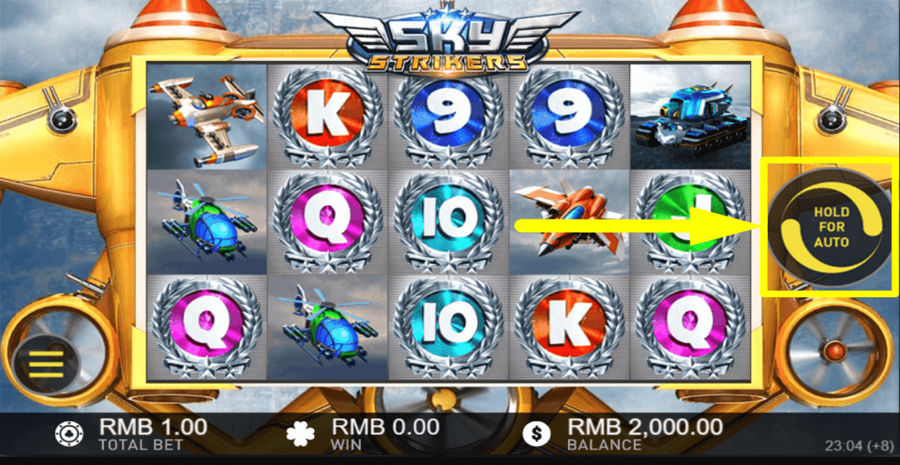 Sky Strikers Autoplay Feature
