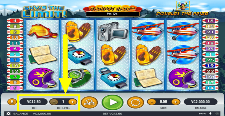 Skys The Limit Bet Selection