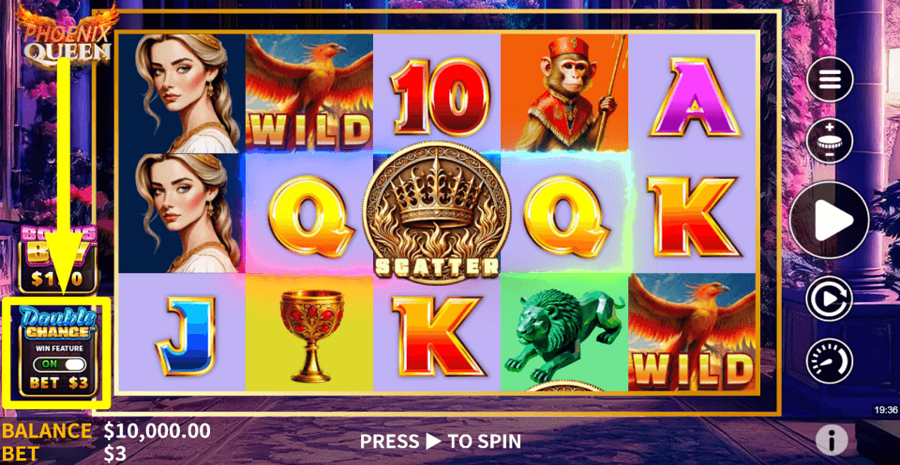 Skywind Group Phoenix Queen Chance Feature
