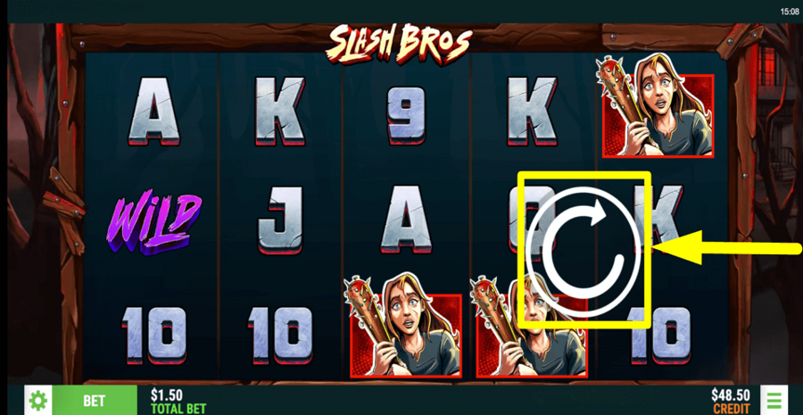 Slash Bros Spin Button