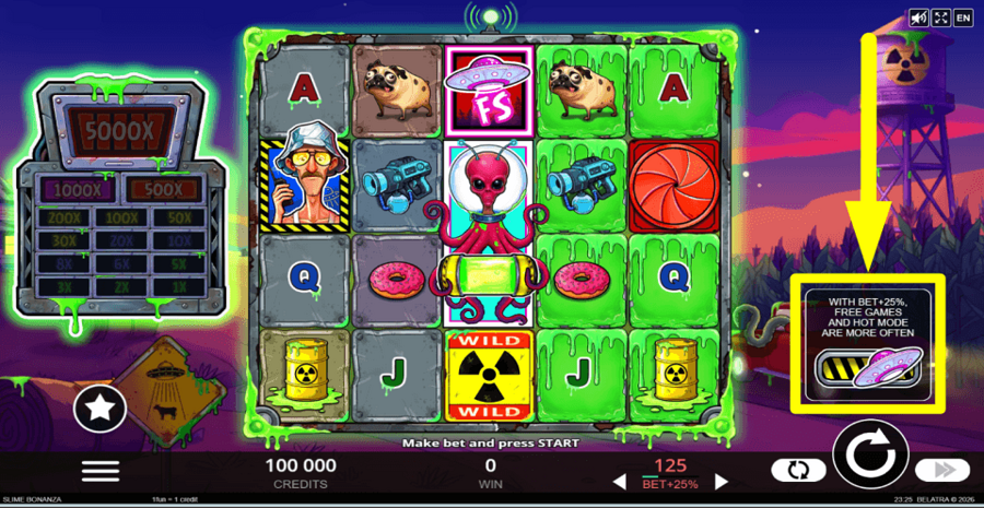 Slime Bonanza Ante Bet Feature