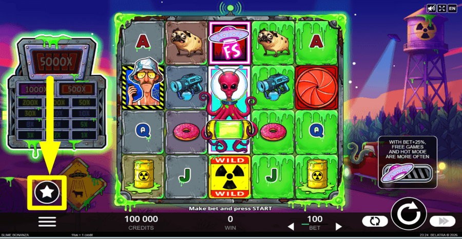 Slime Bonanza Buy Feature