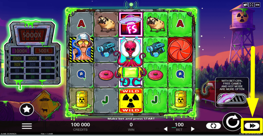 Slime Bonanza Turbo Feature